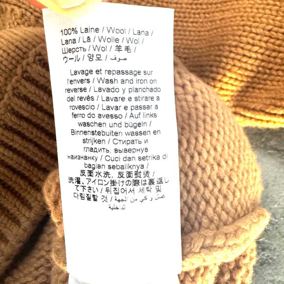 KENZO: Men's Wool Intarsia Knit Sweater - Size XS - Picture 7 of 9